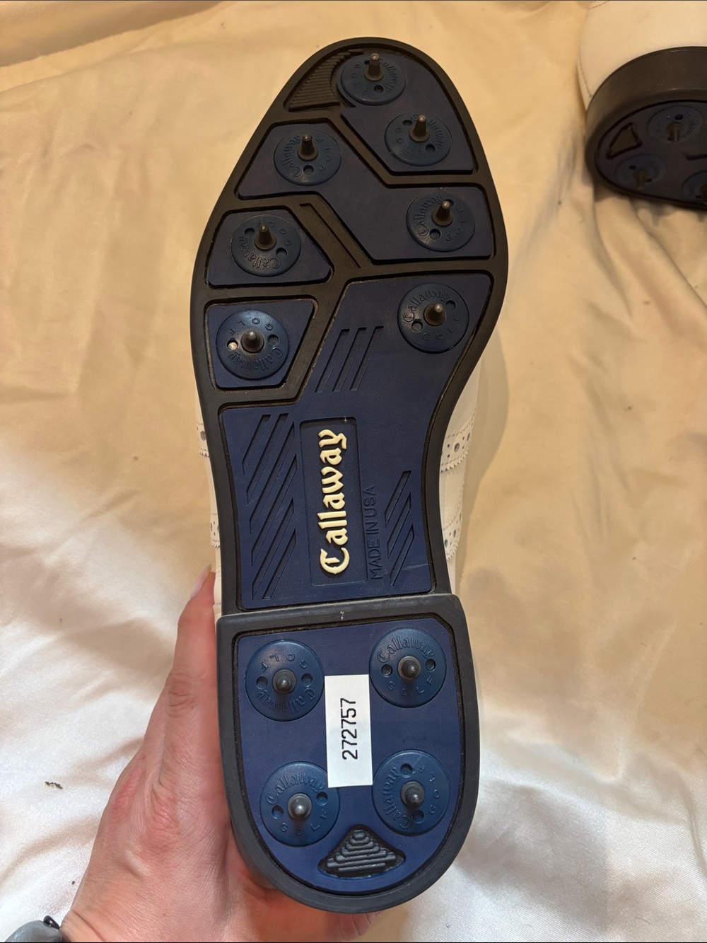 Classic Oxford-Style Men’s Callaway Golf Cleats by Nordstrom - NEW! - Picture 8 of 9